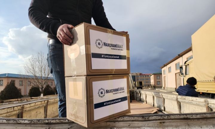 Naxçıvanbank kollektivindən Türkiyəyə dəstək - FOTO/VİDEO